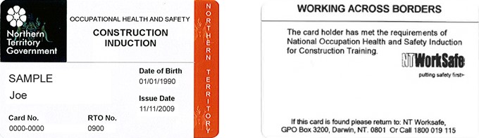 CPCWHS1001 – Work Safely in the Construction Industry