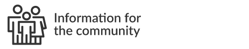 Link to information for the community